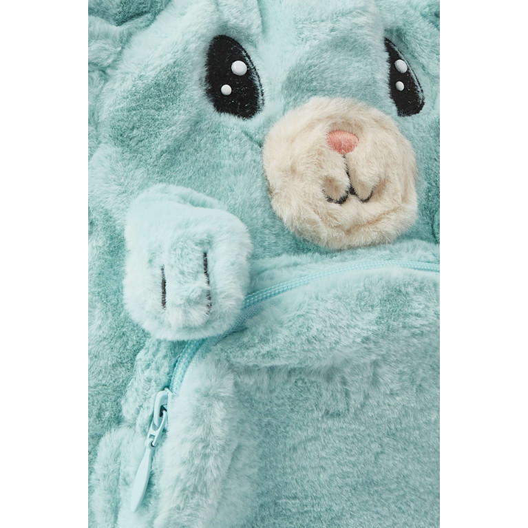 Molo - Furry Bunny Backpack in Polyester