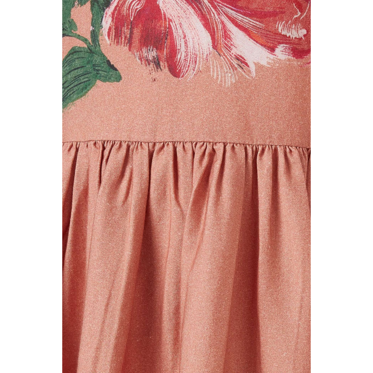 Molo - Cami Falling Flowers Dress in Cotton