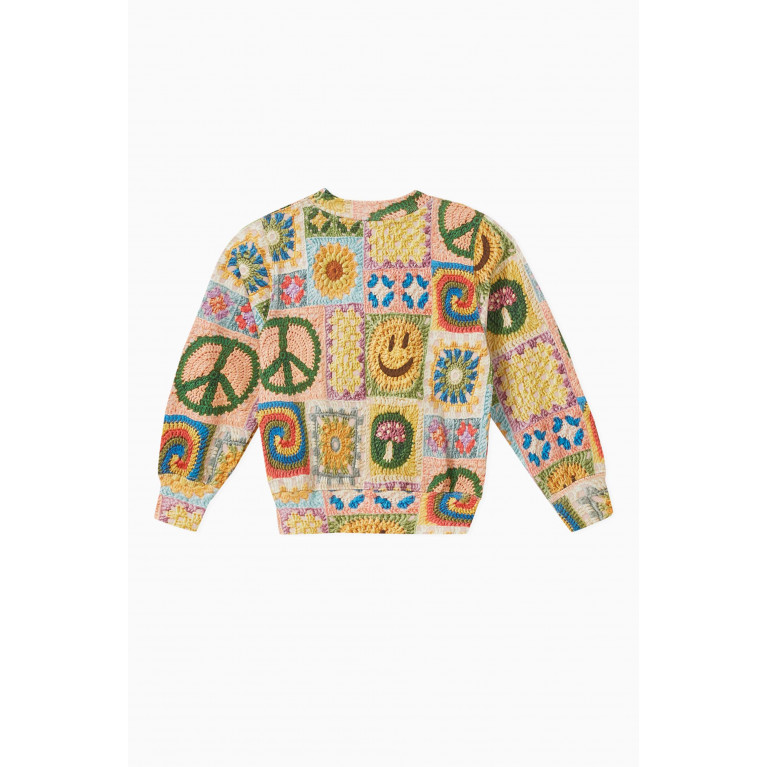 Molo - Marge Crochet Vibe Sweatshirt in Organic Cotton