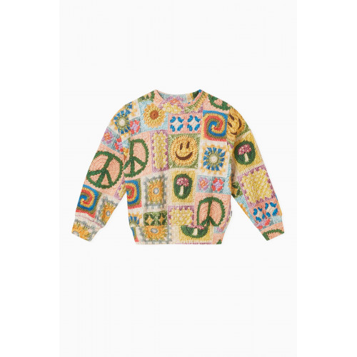 Molo - Marge Crochet Vibe Sweatshirt in Organic Cotton