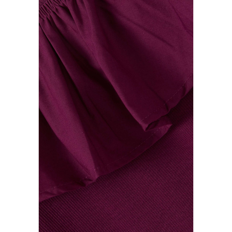 Molo - Renate Frill Top in Cotton-jersey Purple