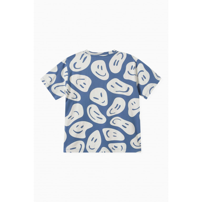 Molo - Riley Smile T-shirt in Organic-cotton