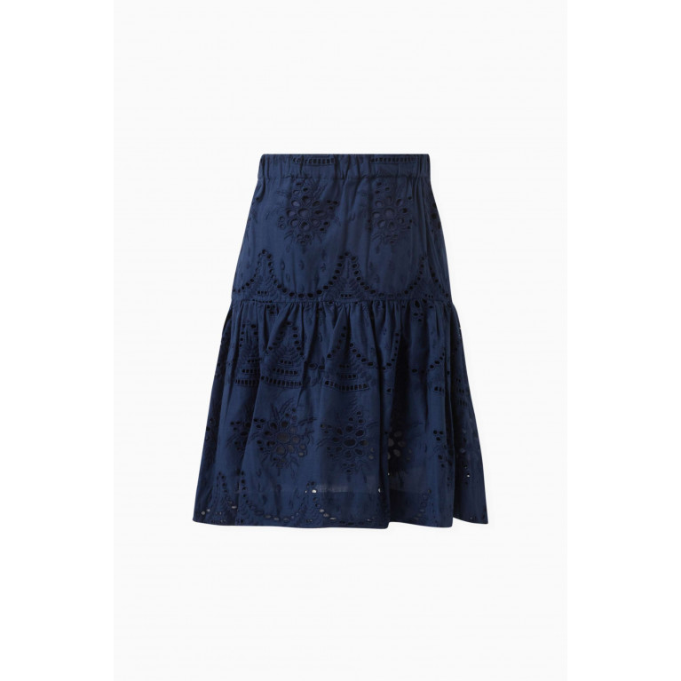 Molo - Bianna Broderie Anglaise Skirt in Cotton