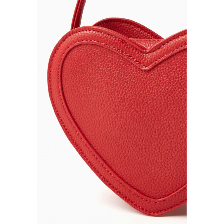 Molo - Heart Crossbody Bag in Faux Leather