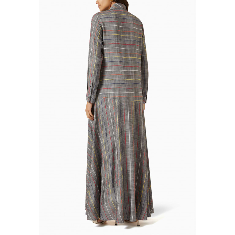 DANEH - Striped Maxi Dress