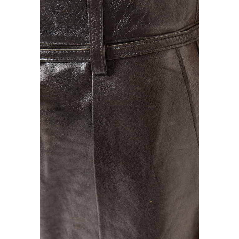 Day Birger et Mikkelsen - Ricardo Low-rise Wide-leg Pants in Leather