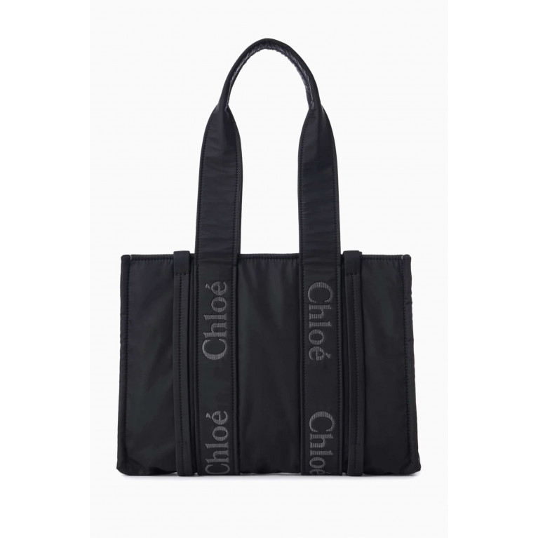 Chloé - Medium Woody Tote Bag in Nylon