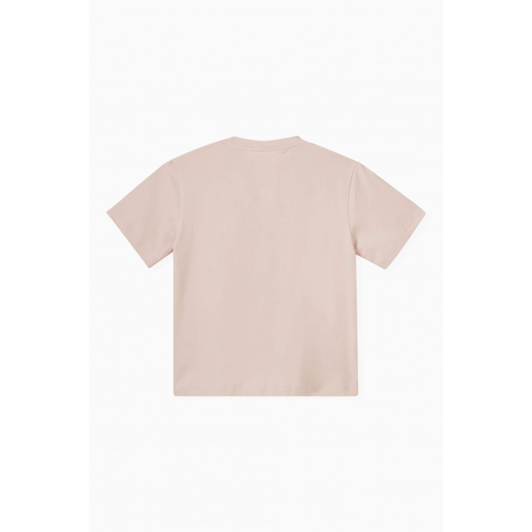 Caroline Bosmans - Logo T-shirt in Cotton-jersey Pink