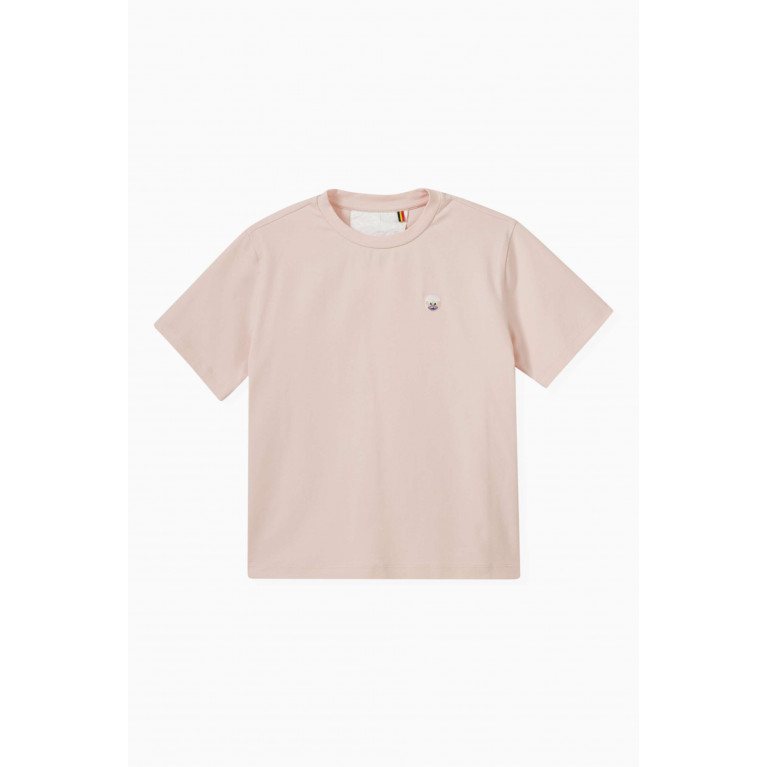 Caroline Bosmans - Logo T-shirt in Cotton-jersey Pink