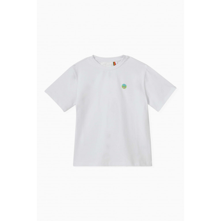 Caroline Bosmans - Logo T-shirt in Cotton-jersey White