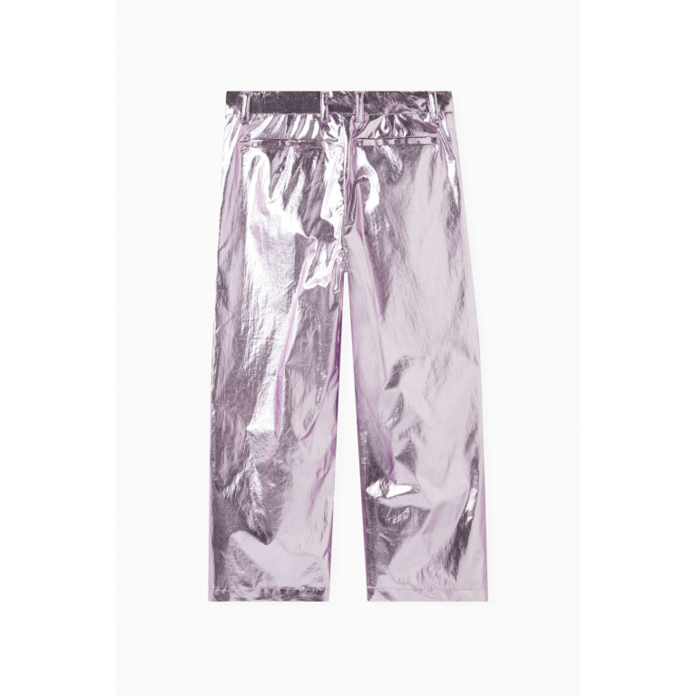 Caroline Bosmans - Frosted Metal Pants in Polyester