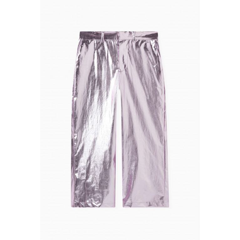 Caroline Bosmans - Frosted Metal Pants in Polyester