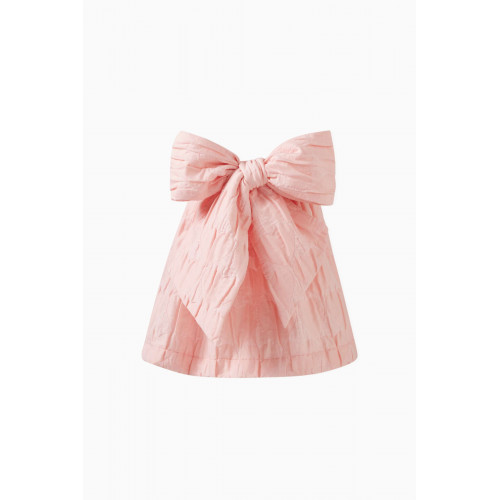 Caroline Bosmans - Bow-detail Quilted Skirt Pink