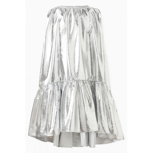 Caroline Bosmans - Metallic Dress in Nylon Silver