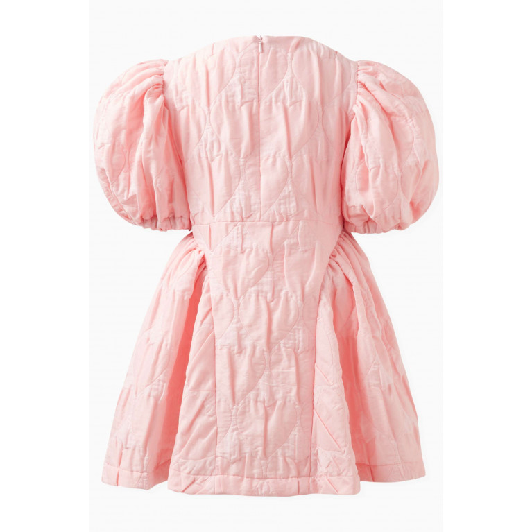 Caroline Bosmans - Heart-detail Dress in Nylon Blend Pink