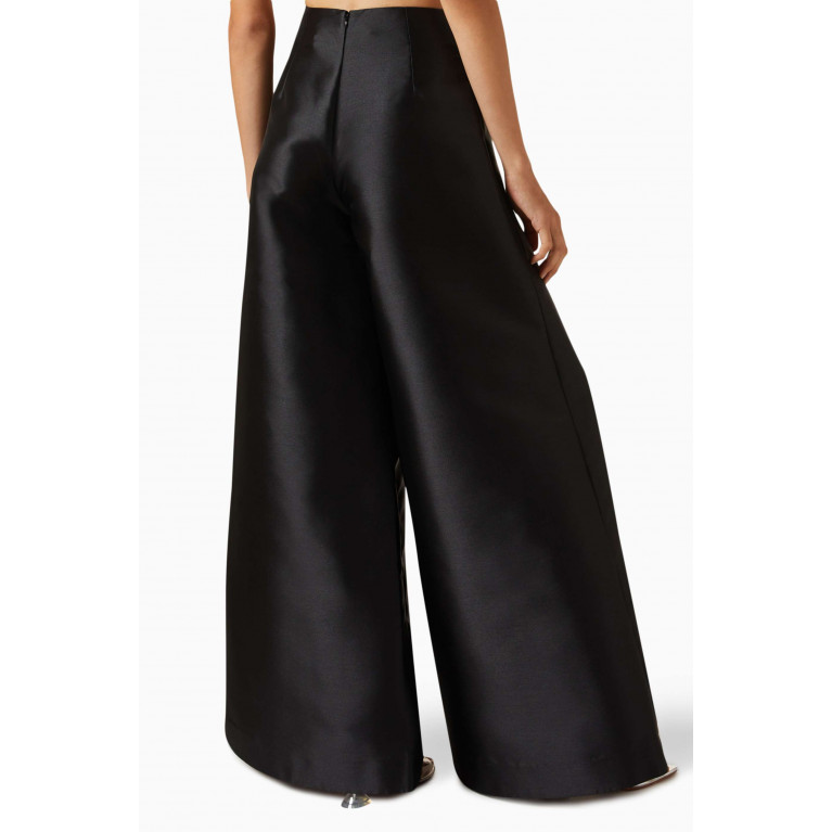 Solace London - Thea Wide-leg Pants in Twill