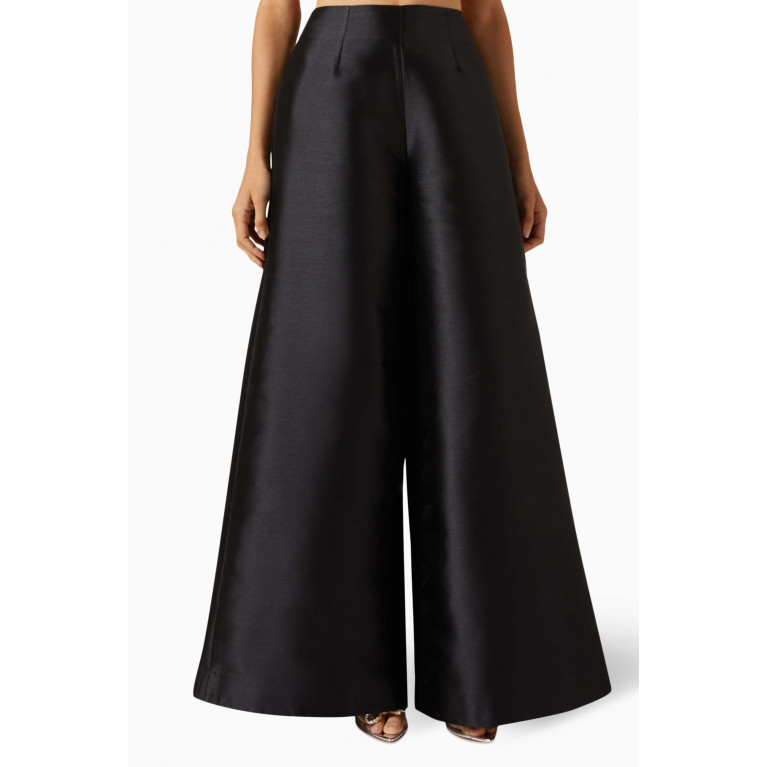 Solace London - Thea Wide-leg Pants in Twill