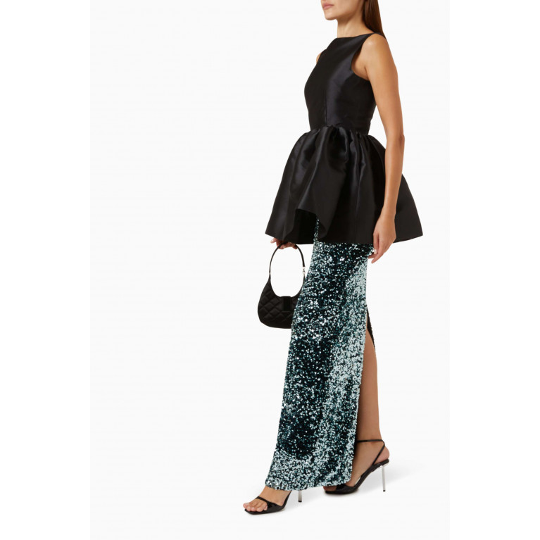 Solace London - Tumie Sequinned Maxi Skirt