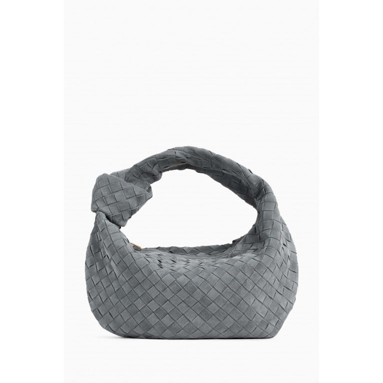 Bottega Veneta - Teen Jodie Top-handle Bag in Intrecciato Suede