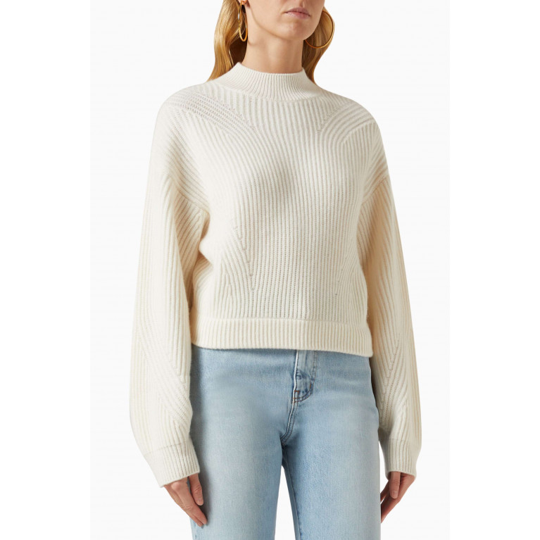 Le Kasha - Merida Sweater in Cashmere White