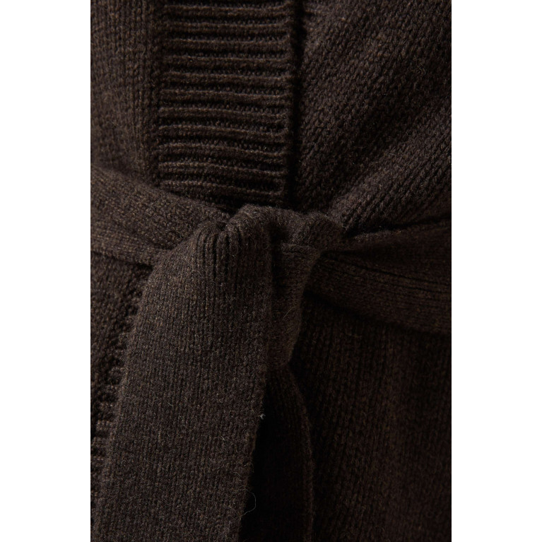Le Kasha - Aomori Belted Cardigan in Organic Cashmere