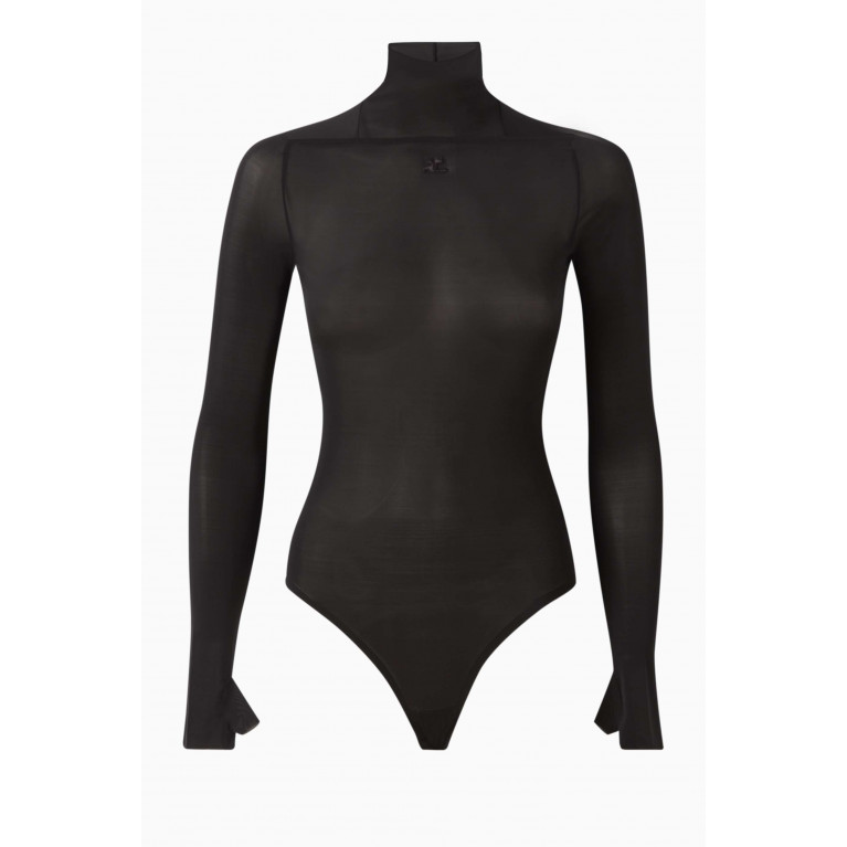 Courreges - Mockneck Second-skin Bodysuit