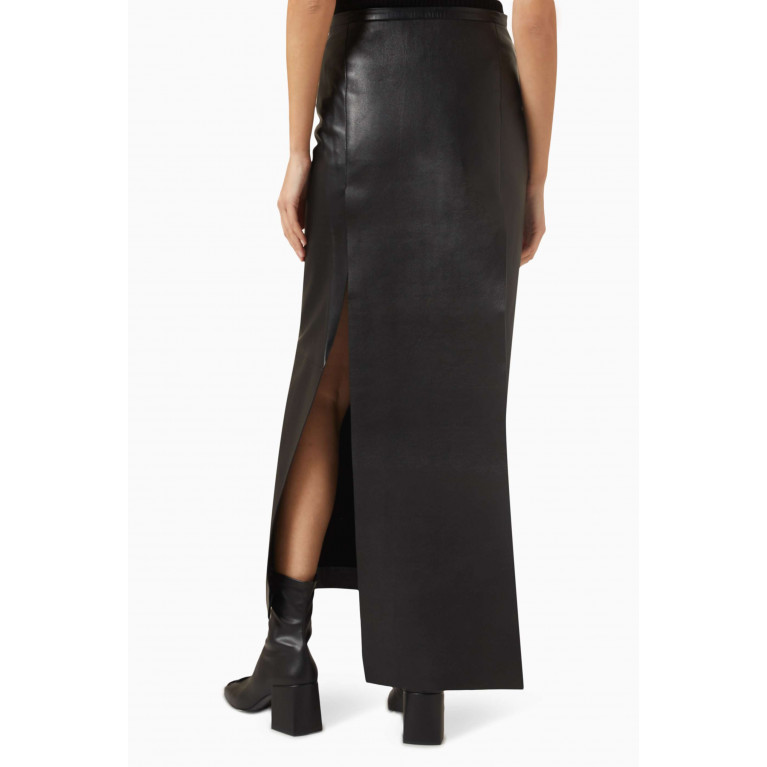 Courreges - Vintage Maxi Skirt in Leather