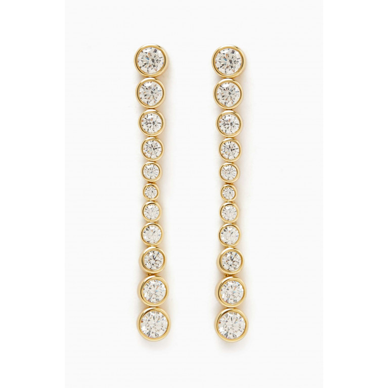 Ragbag - Minimalistic Drop Earrings in 18kt gold-plated Sterling Silver
