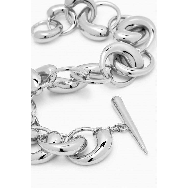 Ragbag - Oculus Chain Bracelet in Sterling Silver Silver