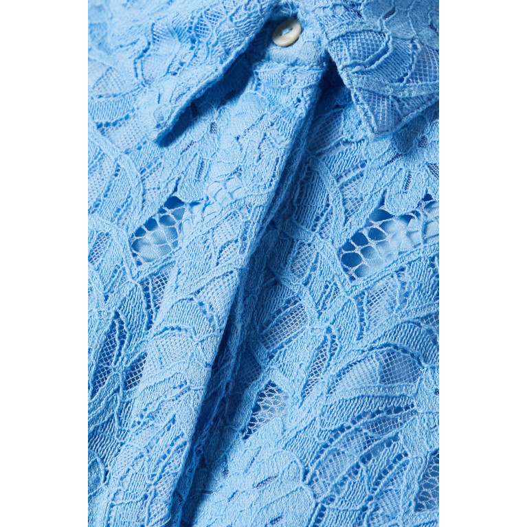 Y.A.S - Yaslacco Shirt in Lace Blue
