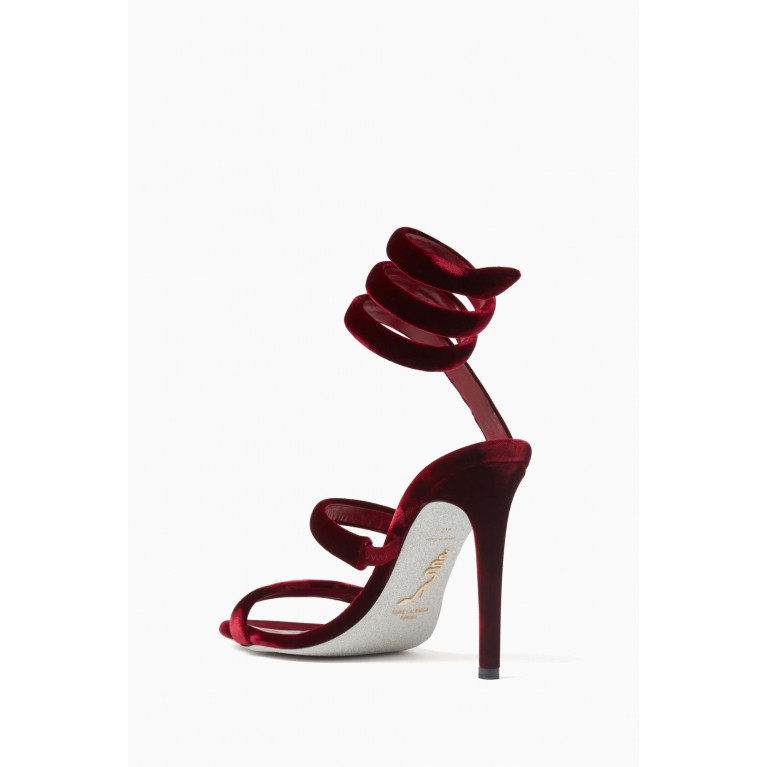 René Caovilla - Cleo 105 Sandals in Velvet