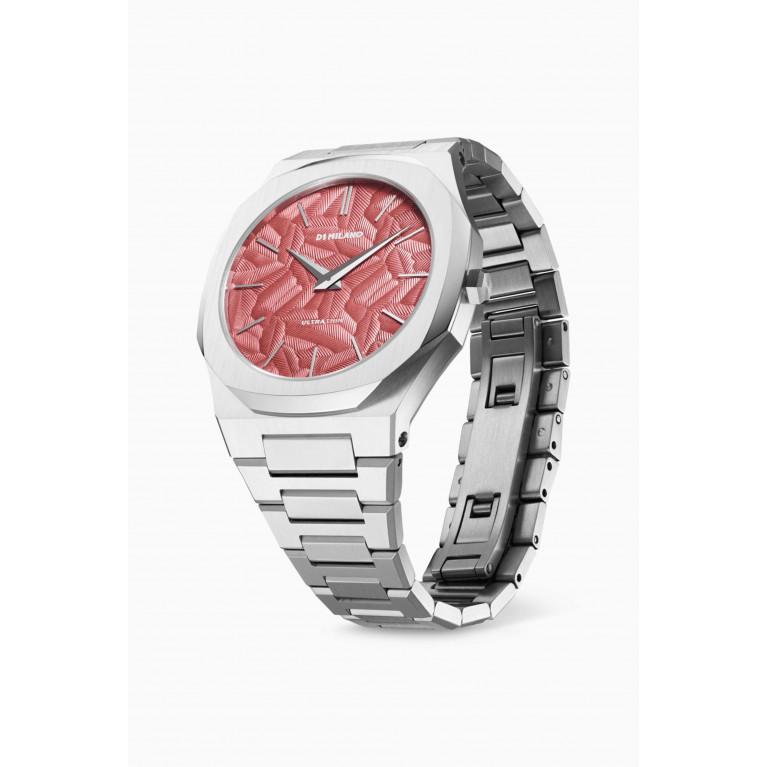 D1 Milano - Ultra Thin Barn Stainless Steel Watch, 40mm