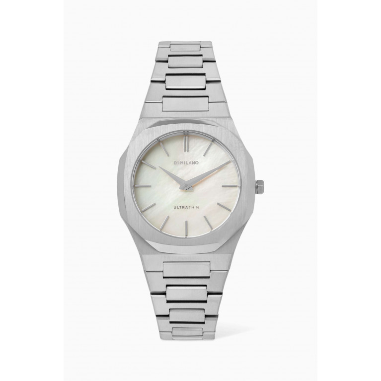 D1 Milano - Ultra Thin Stainless Steel Watch, 34mm