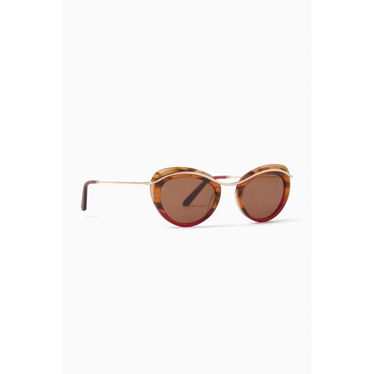 Jimmy Fairly - Shiver Cat-eye Sunglasses in Acetate & Metal