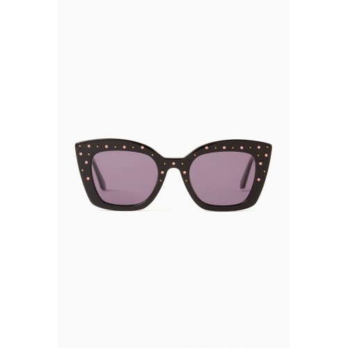 Jimmy Fairly - The Sparkling Oversized Sunglasses in Acetate