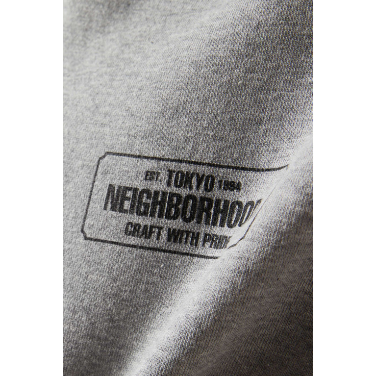 Neighborhood - Classic Sweatparka Hoodie in Cotton-fleece Grey