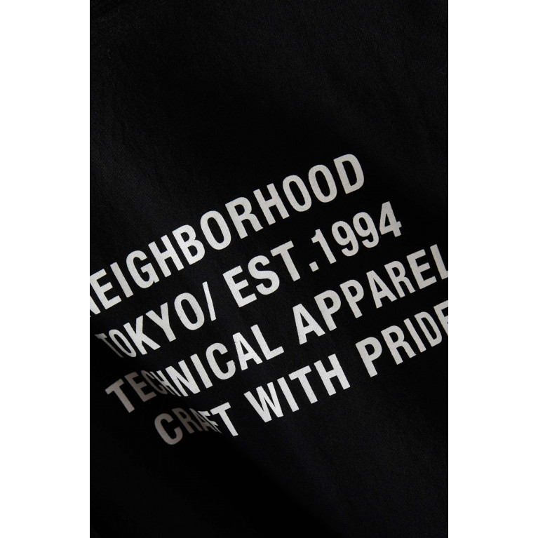 Neighborhood - NH Graphic Logo Print T-shirt in Cotton Jersey