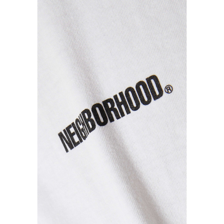 Neighborhood - NH Logo Print T-shirt in Cotton Jersey