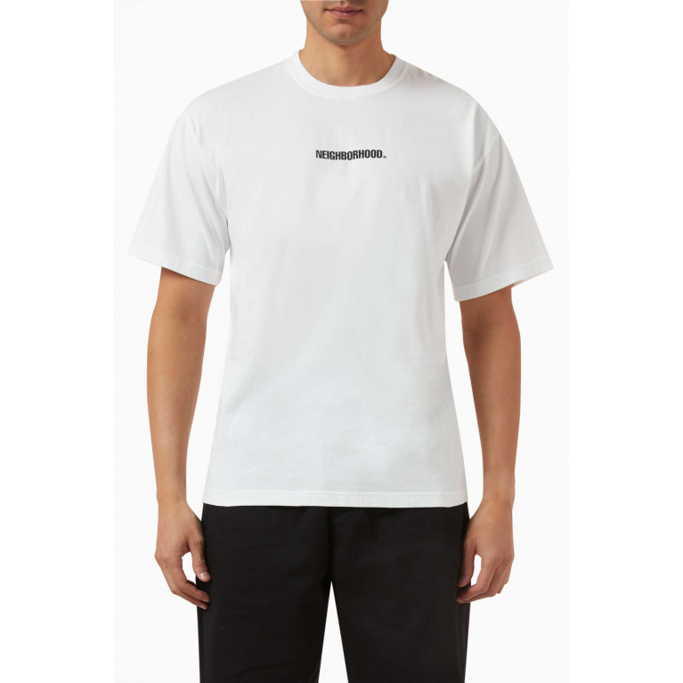 Neighborhood - Logo-print T-shirt in Cotton-jersey White