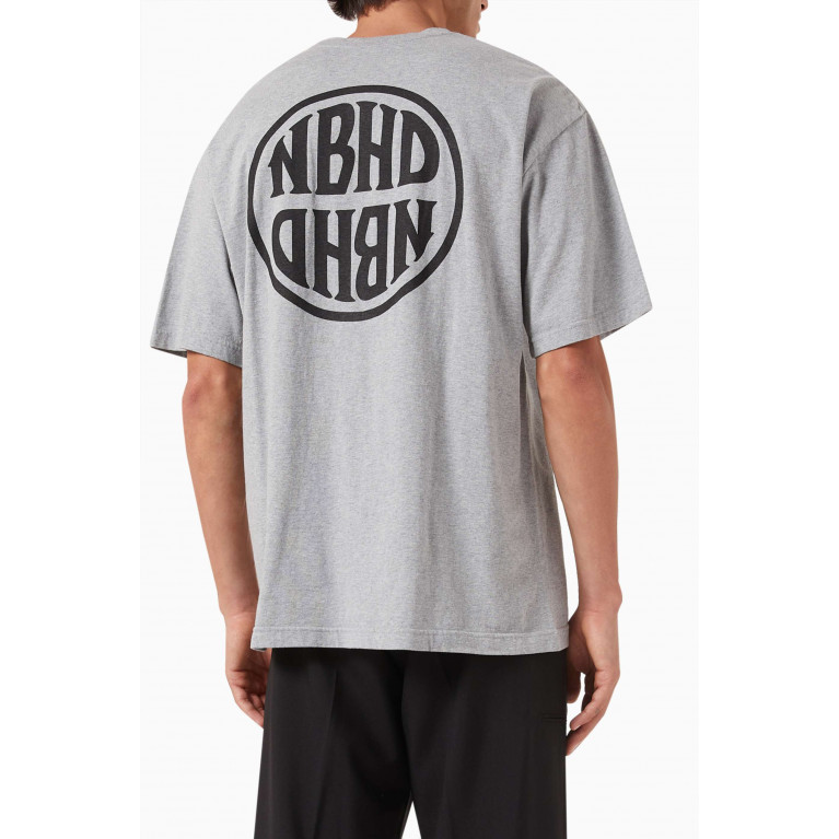 Neighborhood - NH Logo T-shirt in Cotton-jersey Grey