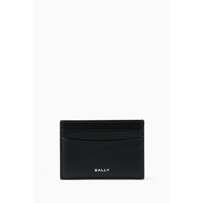 Bally - BNQC Card Case in Grained Leather