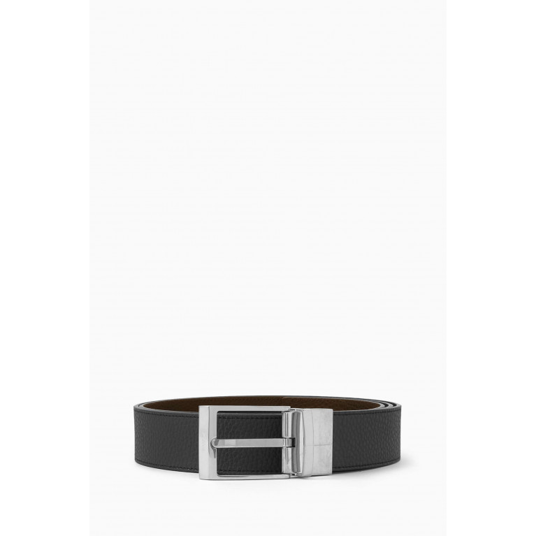 Bally - Shiff Reversible Belt in Grained Leather