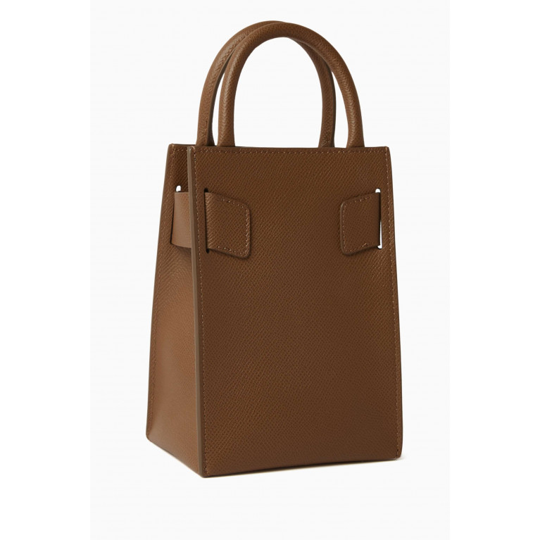 BOYY - Mini Bobby Tourist Tote Bag in Grained Leather