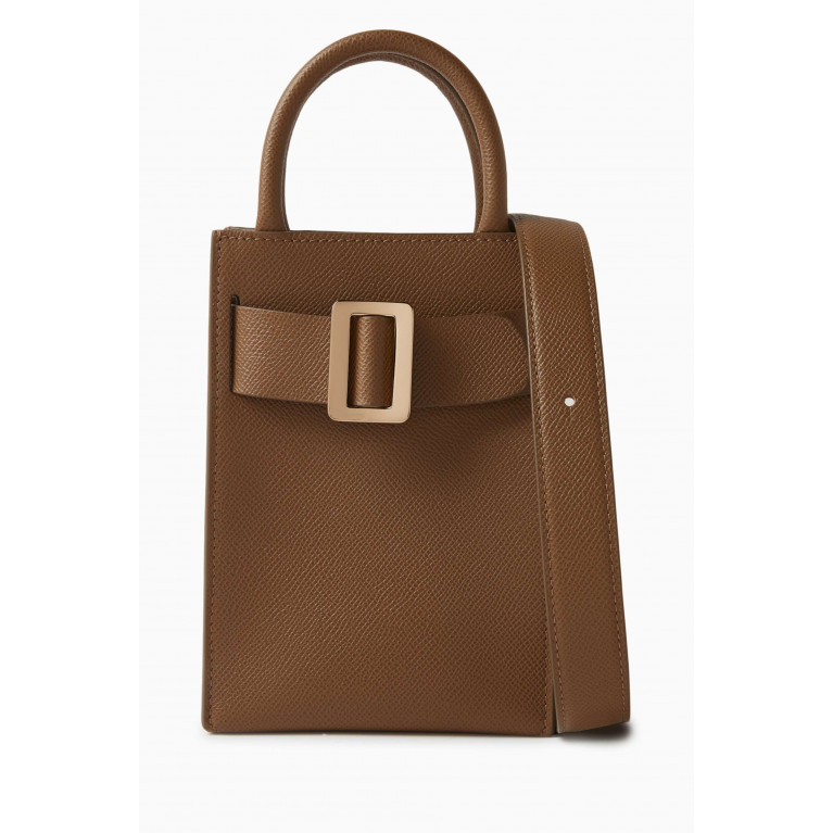 BOYY - Mini Bobby Tourist Tote Bag in Grained Leather