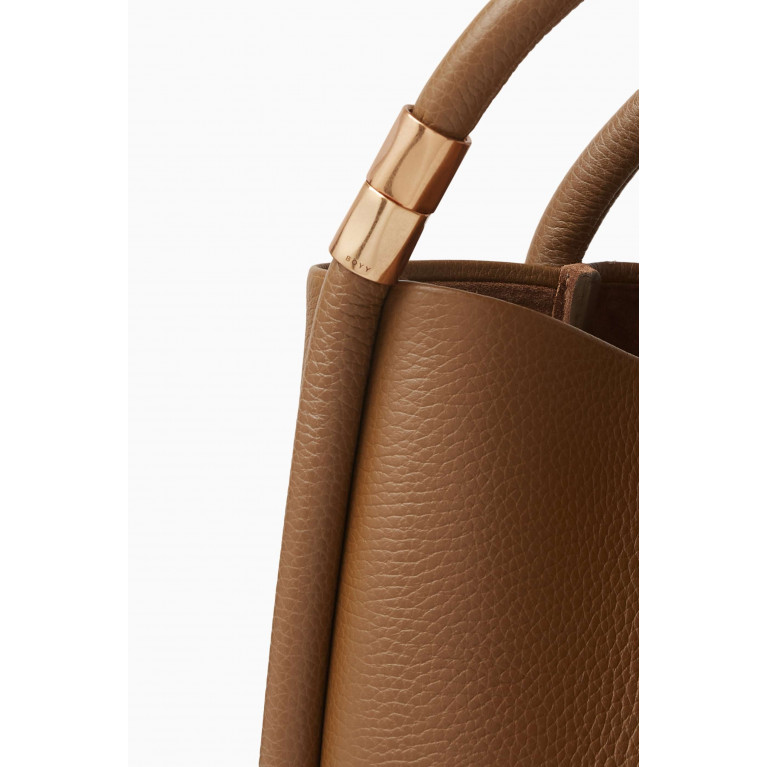 BOYY - Lotus 20 Top-handle Bag in Pebbled Leather