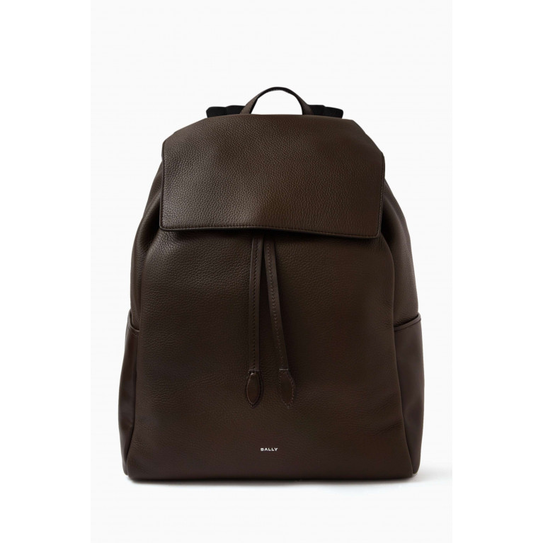 Bally - Slim Backpack in Grained Leather