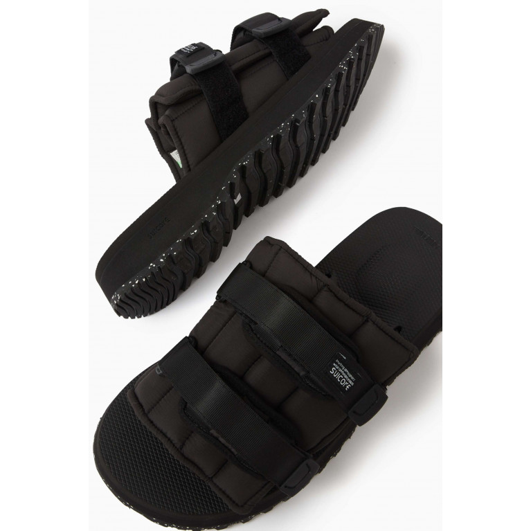 Suicoke - Moto Puffab Sandals in Textile & Rubber