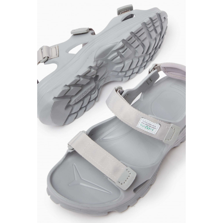 Suicoke - Wake Sandals in Nylon & Bio EVA Rubber Grey