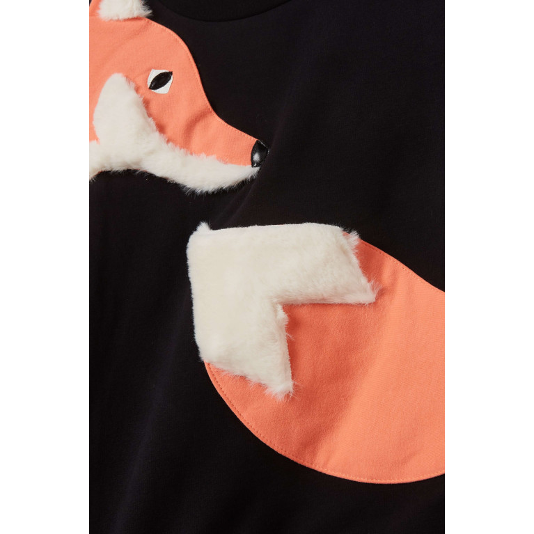 Wauw Capow - Fox Sweatshirt in Cotton