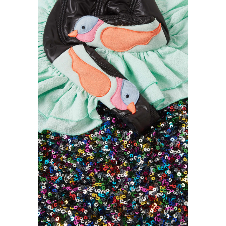 Wauw Capow - Turtle Dove Konfetti Dress in Polyester